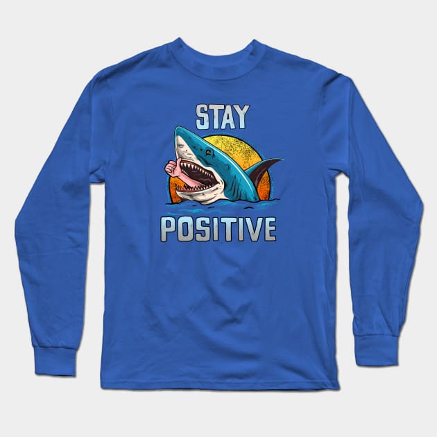STAY POSITIVE Long Sleeve T-Shirt by AMOS_STUDIO